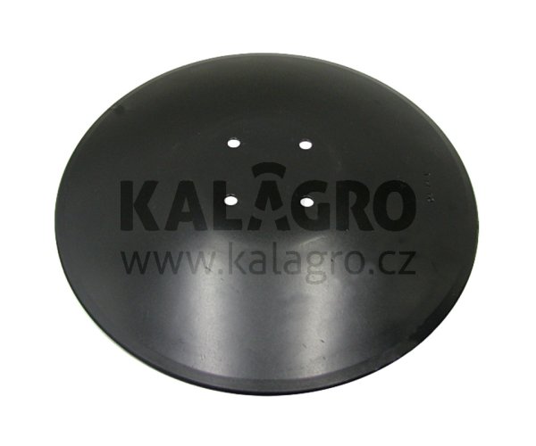 Orný disk hladký, klenutý pro montáž náboje pro nábojovou montáž, D = 460 x 4 mm roztečná kružnice Ø 110 mm