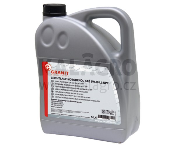S lehkým chodem olej GRANIT Motorový olej s lehkým chodem LL DPF 5W-30 1 litr