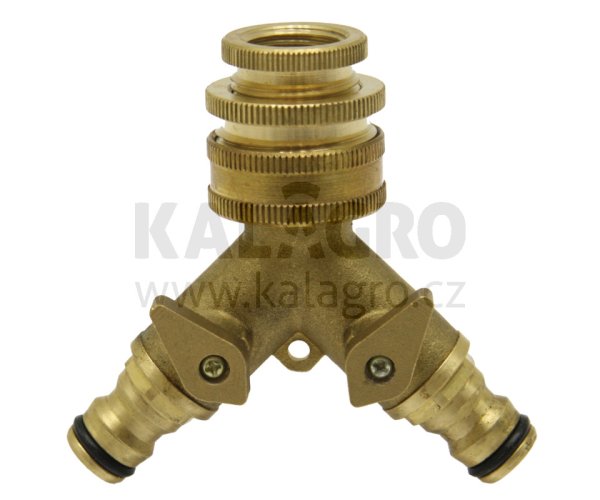 3-cestný ventil 3-cestný ventil, s 2 x Klick, 3/4" vnitřní závit"