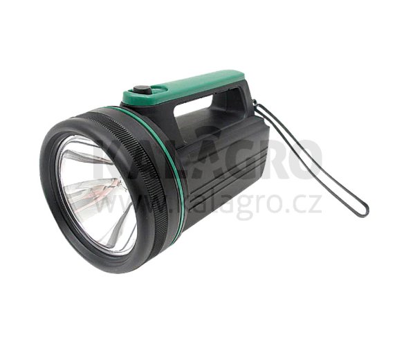 Ruční aku reflektor 6 V, kryptonová žárovka, bez baterie