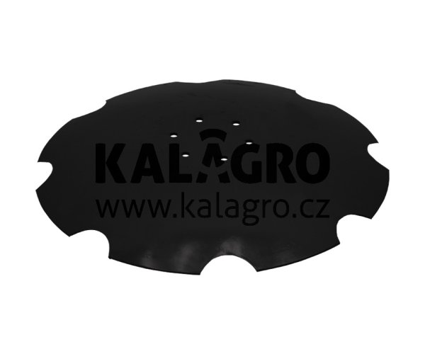 Disk ozubený, 6 děr 465 x 5 mm