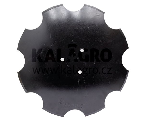 Orný disk ozubený, Ø 460 x 6 mm, 3 díry