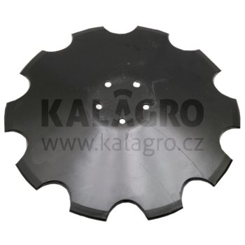 Talířový disk ozubený, Ø 520 x 6 mm, 5-otvorů otvor-Ø: 105 mm
