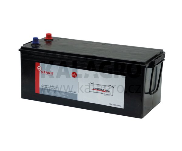 Baterie 12 V / 200 Ah, gefüllt gefüllt, vorgeladen und wartungsfrei, Ca/Ca-Technologie