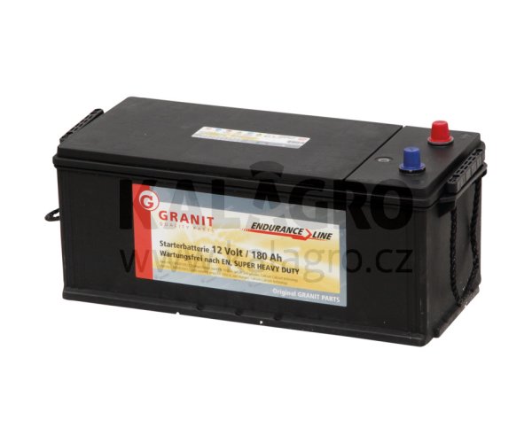 Baterie 12 V / 180 Ah, naplněná gefüllt, vorgeladen und wartungsfrei, Ca/Ca-Technologie