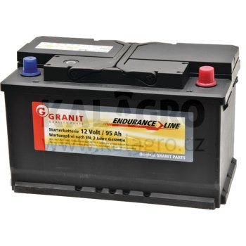Batterie 12 V / 95 Ah gefüllt, vorgeladen und wartungsfrei, Ca/Ca-Technologie