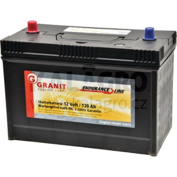 Batterie 12 V / 120 Ah gefüllt, vorgeladen und wartungsfrei, Ca/Ca-Technologie
