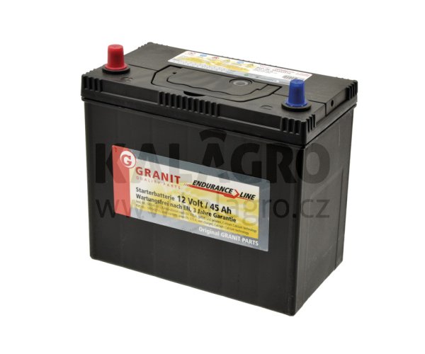 Baterie 12V 45Ah plná gefüllt, vorgeladen und wartungsfrei, Ca/Ca-Technologie