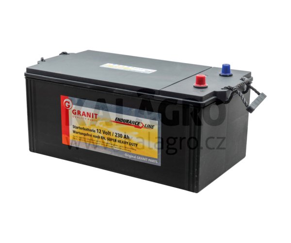 Baterie 12V 230Ah plná gefüllt, vorgeladen und wartungsfrei, Ca/Ca-Technologie