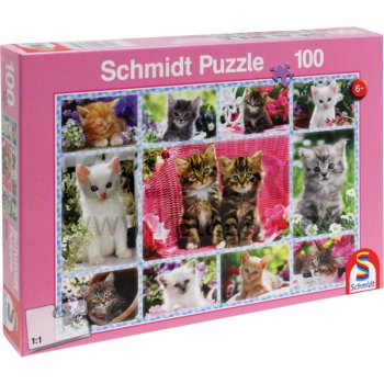 Koťata Puzzle, 100 dílků od 6 let