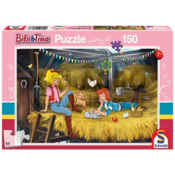 Puzzle, Bibi & Tina Auf dem Heuboden, 150 Teile