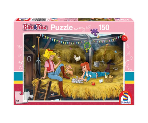 Puzzle, Bibi & Tina Auf dem Heuboden, 150 Teile
