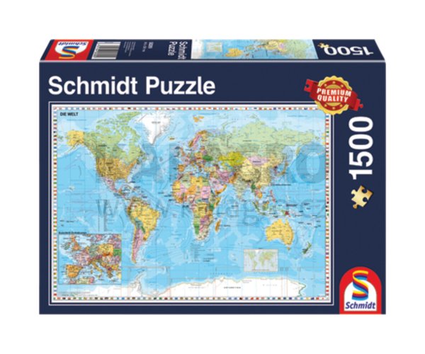 Puzzle, Die Welt, 1500 Teile