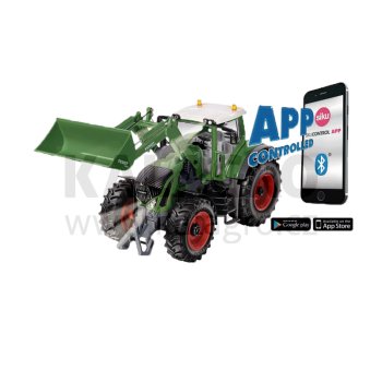 Traktor mit Frontlader und BT App Steuerung Fendt 933 Vario