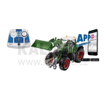 Traktor mit Frontlader und BT Fernsteuerung u. App Steuerung Fendt 933 Vario