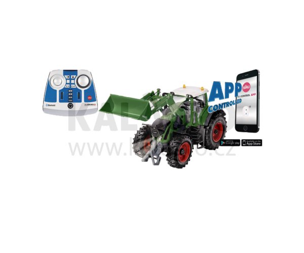 Traktor mit Frontlader und BT Fernsteuerung u. App Steuerung Fendt 933 Vario