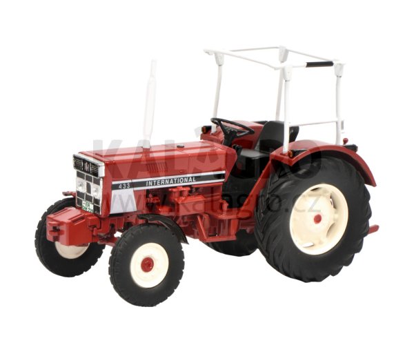 Traktor mit Bügel, rot, Die-cast International 433