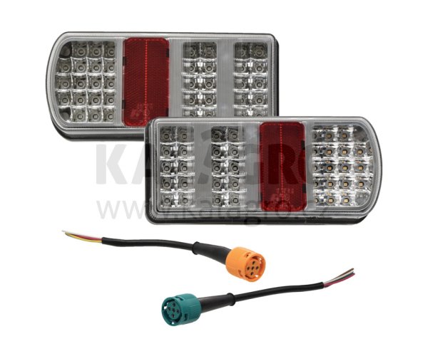 LED Zadní světlo, sada für links und rechts; mit 6 Funktionen