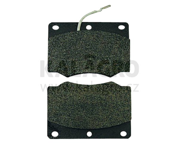 Sada brzdových destiček 98 x 15 x 68 mm pro kardanovou hřídel