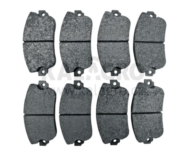Sada brzdových destiček tloušťka 17 mm 109 x 51 mm