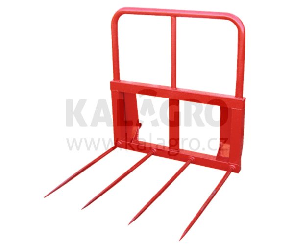 Přepravní vidlice balíků • Komplet se 4 velkými hroty, dlouhé 1100 mm (M22 x 1,5) • Rozteč hrotů 320 mm • Se zvednutým rámem 1200 mm • Pro rychloupínací držák rámu EURO-NORM