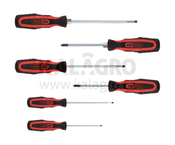 ERGOTORQUEplus® sada šroubováků 4 x plochý, 2 x křížový