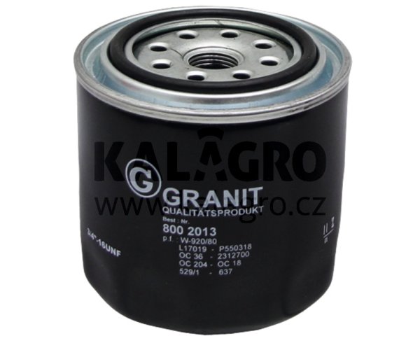 Filtr motorového oleje hodící se pro W 920/80