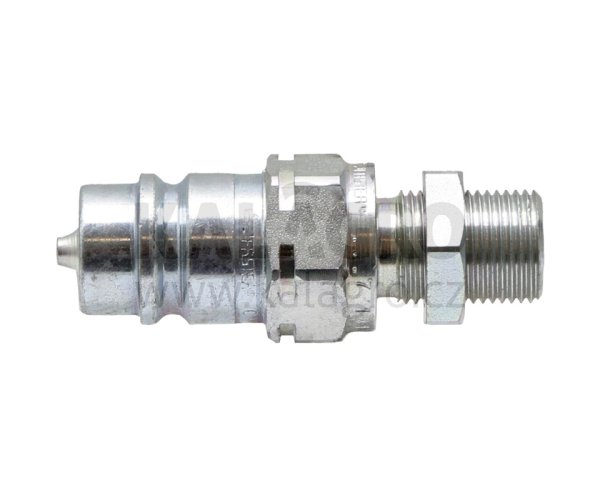 KS-S 18L (M26x1,5) DN12-BG3 Rychlospojka-samec s přepážkou