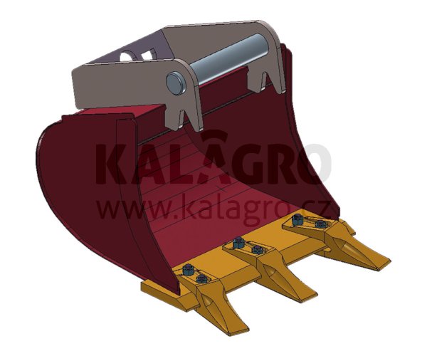 Lžíce rypadla Ultralight MS01 se zuby