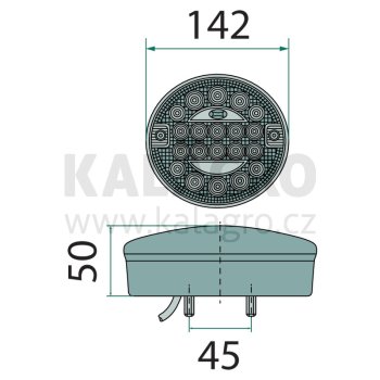 LED zadní světlo