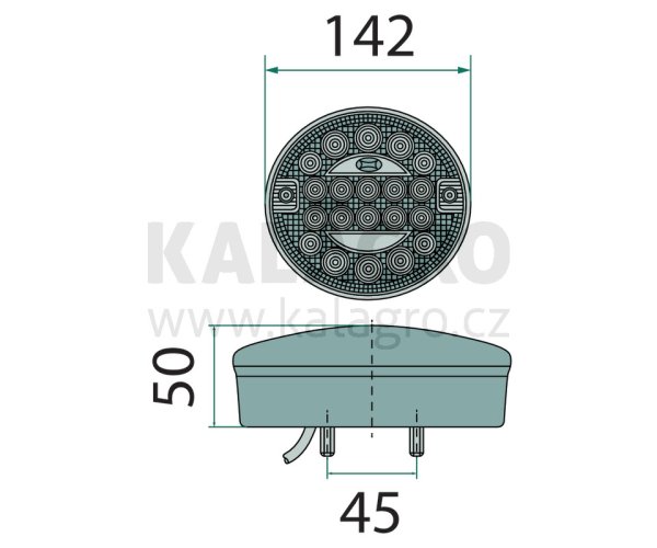 LED zadní světlo